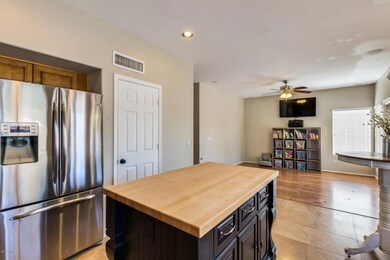 open, bright kitchen