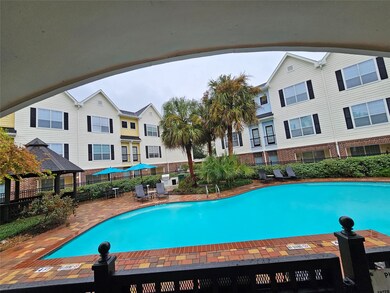 View of the pool area.
