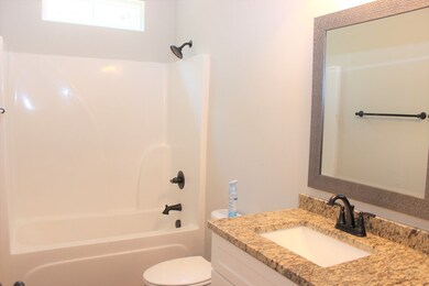 Hall Bath with transom window for natural light