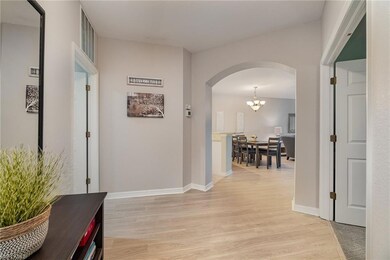 Inside entryway