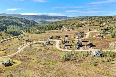 Birds eye view of property with a mountain view an