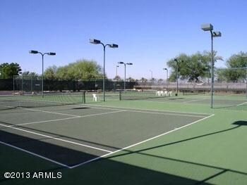Lighted Tennis Courts