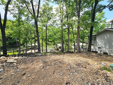 Cleared, level entrance to property