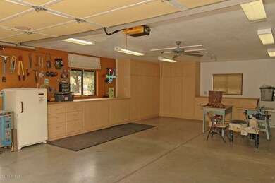 HUGE garage ... perfect man-cave!