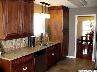Granite counter tops.