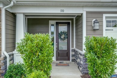 Covered front porch welcomes guests to your home.
