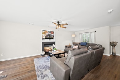 Living Room with Gas Log Fireplace