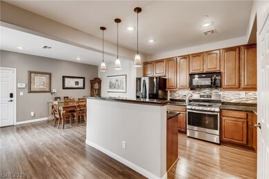 Kitchen with breakfast bar.