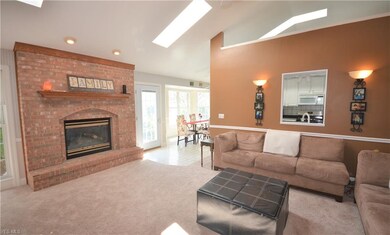 Fireplace is the focal point