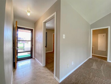 Entryway has a door leading into bedroom 3 (bedroom 3 is accessible from entry and hallway).