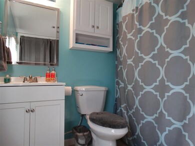 Updated bathroom.
