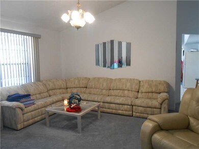 Living Room. Large lving room with vaulted ceiling