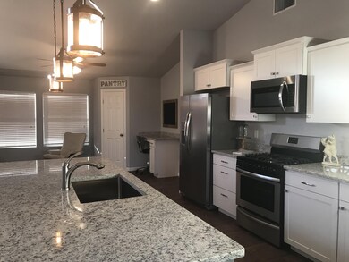 Tons of Countertop and storage space