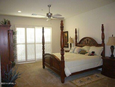 comfortable sized master bedroom