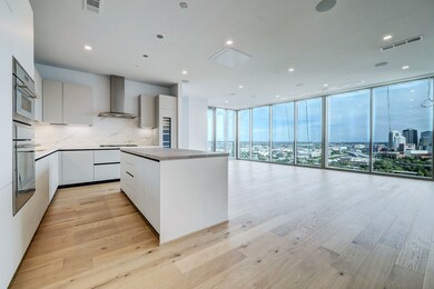 Kitchen features Pedini Italian cabinets,  porcela