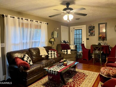 Living room to dining area