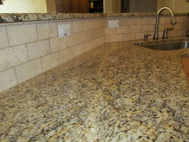 Travertine Backsplash
