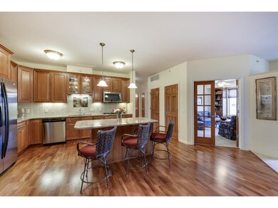 Entertain in style in this Kitchen. SS appli, cher