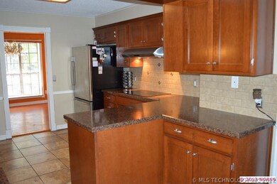 Kitchen has a lot of storage!