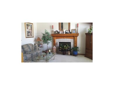 Living room with gas starter fireplace - ahhh . . . relax