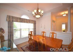 Pretty formal dining area