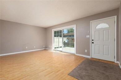 Foyer featuring light hardwood flooring