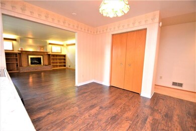 Kitchen opens into the family room
