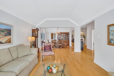 Living area featuring light wood-style flooring, 