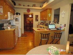Kitchen View from Breakfast Nook