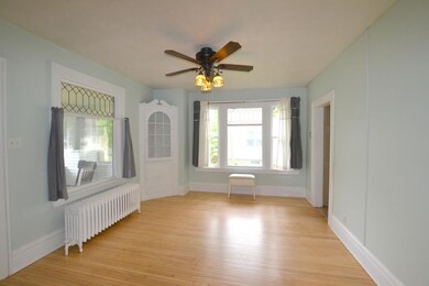 Check out the refinished wood floors, built in chi