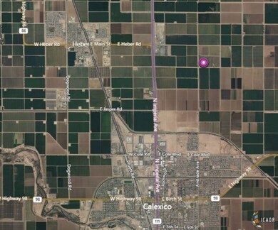 Google map with pink dot on property