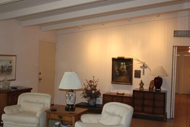 Entry and vaulted ceiling of Living Room