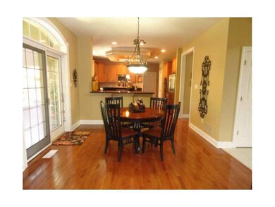 Kitchen. Beautiful Eat In Kitchen that walks out t