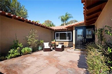 View of Private Courtyard from the right angle lea