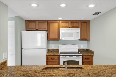 Open kitchen.