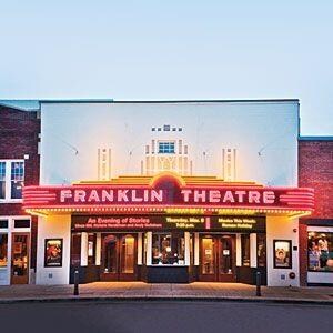 Famous Franklin Theatre located in downtown Franklin. 