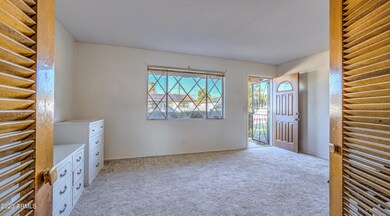 Entry Room Privacy Doors to Kitchen