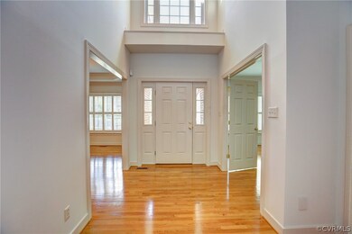 Two-story foyer towards front door