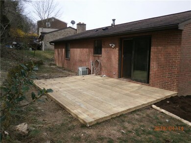 new rear deck and back yard