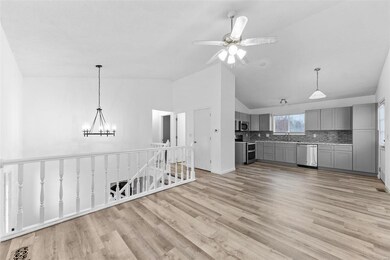 Open flow into the breakfast room & kitchen