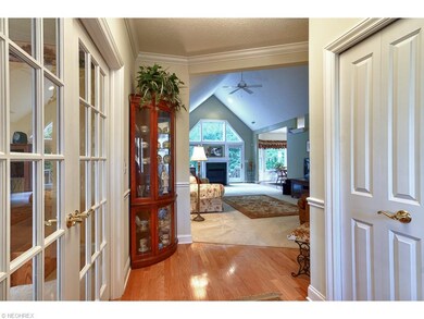 Front Foyer with large hall closet. French Doors l