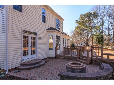 An amazing deck and patio with firepit - a fantast