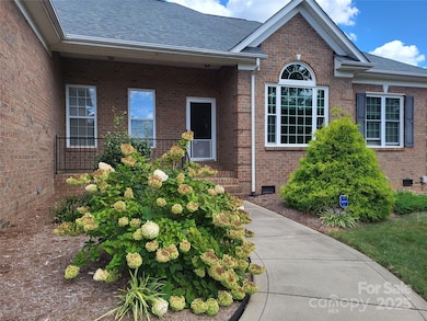 Elegant front walkway