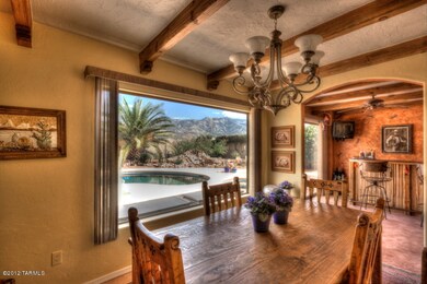 Dining room with a view.
