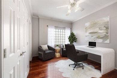 Second bedroom can also serve as study