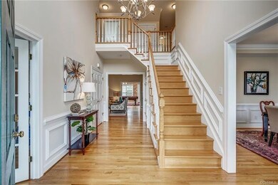 Foyer with Hardwood Floors