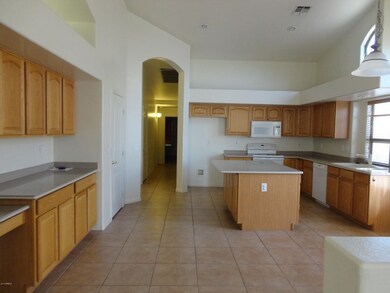 Large kitchen with island