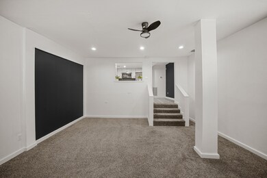 Open to kitchen above