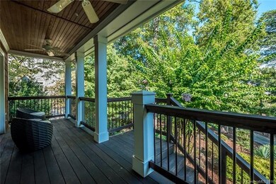 Just one of several balconies and porches to enjoy