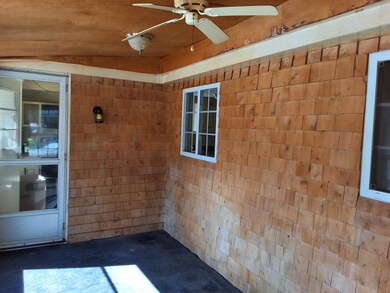 Enclosed porch entry way